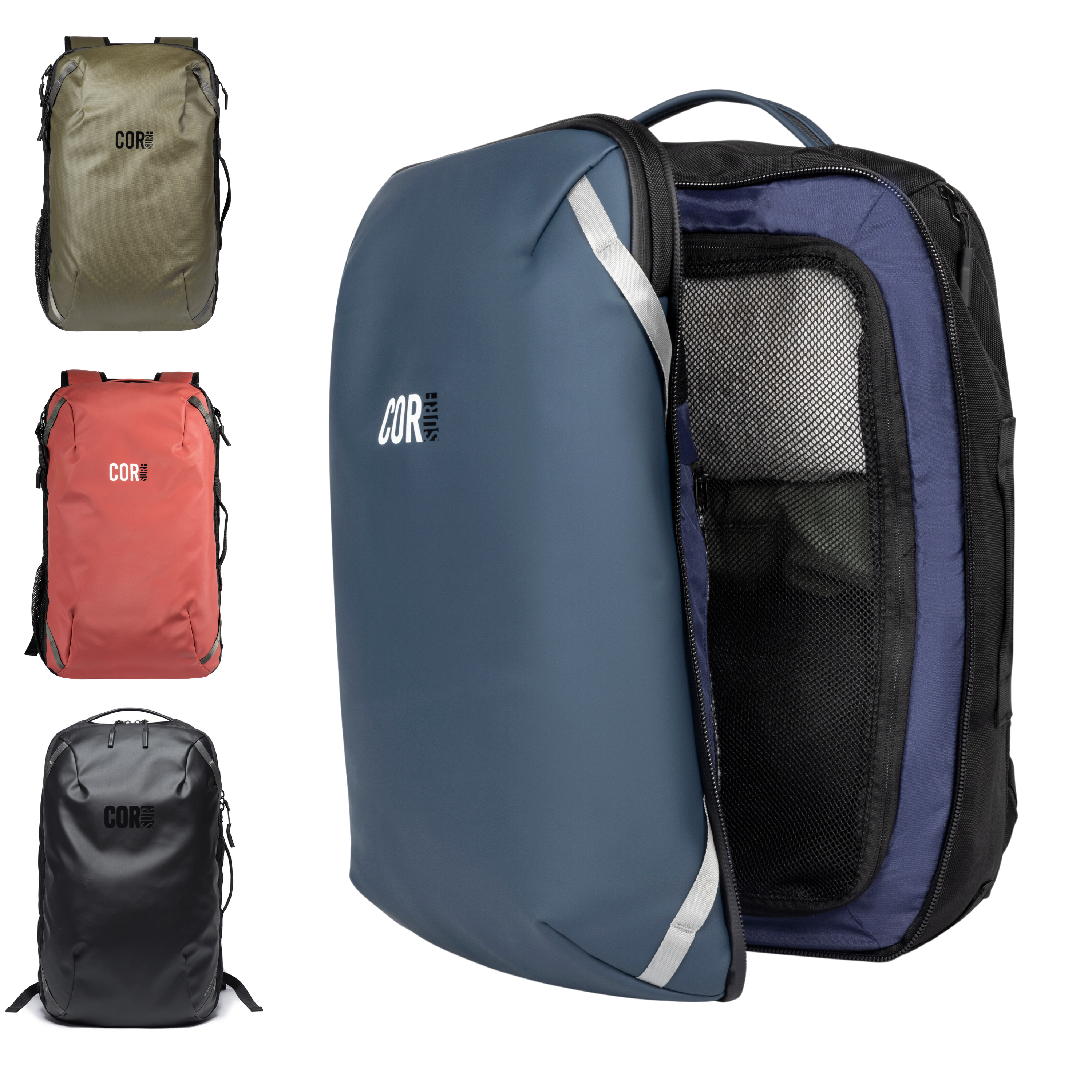 New! The Island Hopper Travel Backpack 40L, Midnight Blue