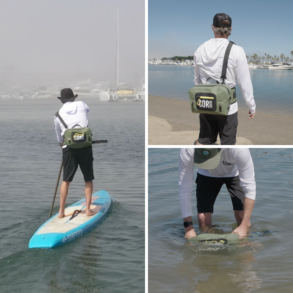 IPX8 Airtight waterproof fishing bag waterproof fishing waist bag
